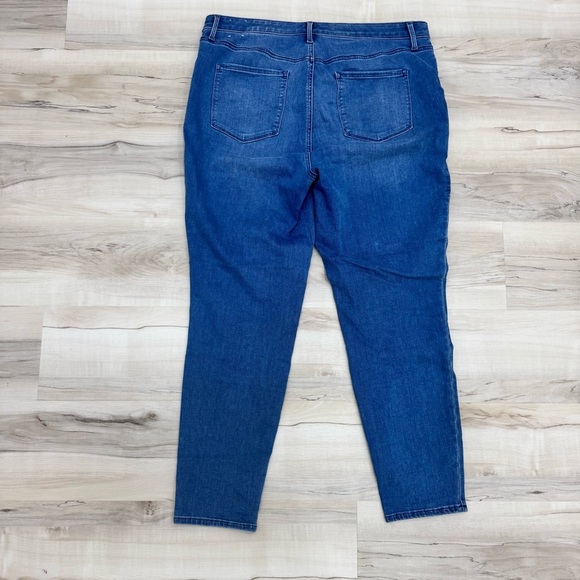 Talbots denim stretch skinny jeggings Sz 16 very comfortable jeans - Picture 6 of 8